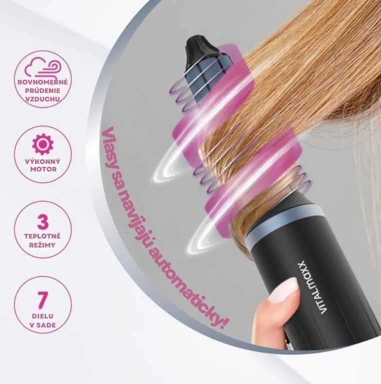 VITALmaxx Multifunkčná teplovzdušná kefa na vlasy Air Styler Plus 12750 (1)
